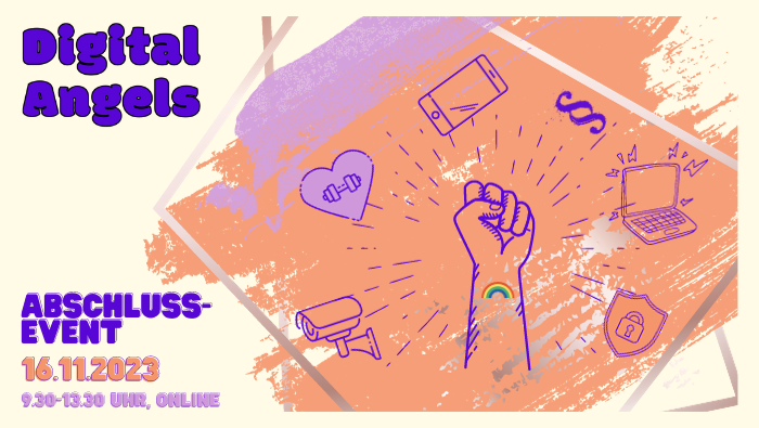 Grafik-Banner Digital Angels Abschlussveranstaltung 16.11.2023
