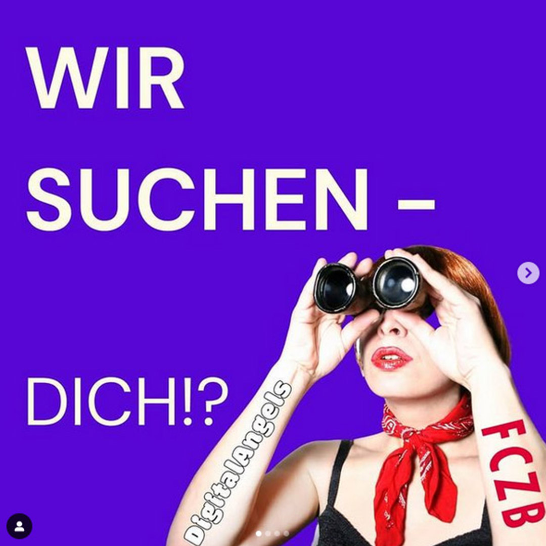 DigitalAngels: Trainerin gesucht - und gefunden © FCZB 2022