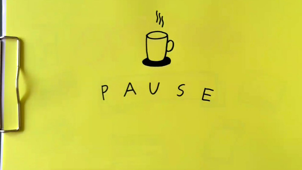 Pause im Sketchnotes-Porta-Workshop ©Conni Eybisch-Klimpel