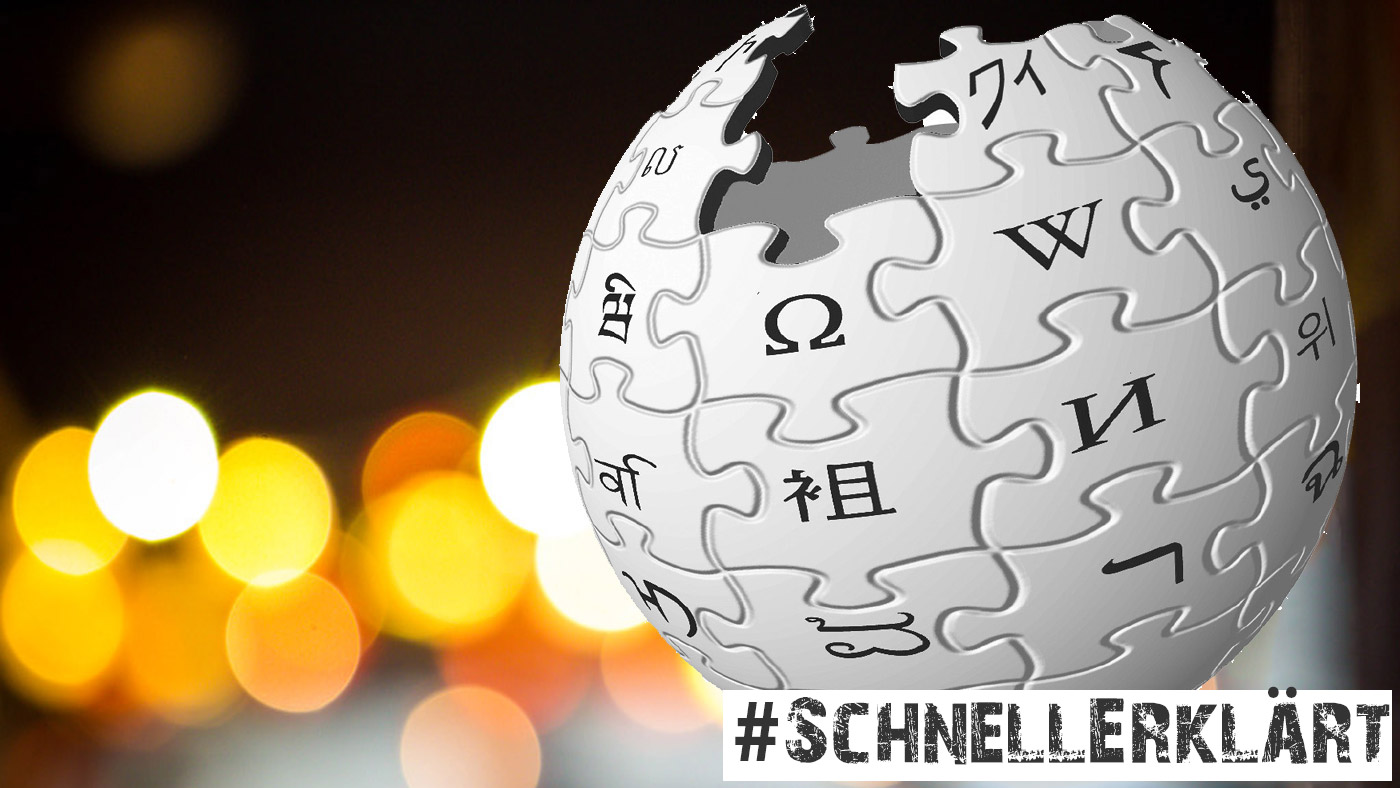 #SchnellErklärt - Wikipedia. © throwthedamnthing und Infomastern, CC BY 2.0, Montage: FCZB