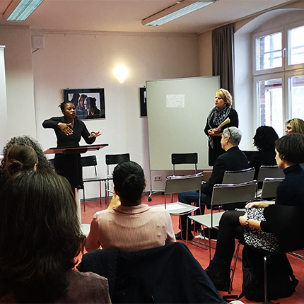 Fachtagung Digital Empowerment FCZB I. Chienku, Foto: Kerstin Dankwerth