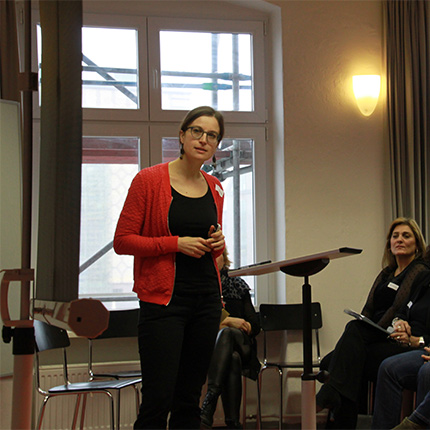  Fachtagung Digital Empowerment S. Rüger, Foto: Lenza Severin (FCZB)